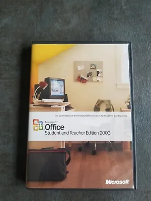 Microsoft Office 2003 Student And Teacher Edition - *NO Product Key* • $11.48