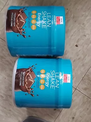 (2)GNC Total Lean® Lean Shake Energy Chocolate Fudge 16.72oz  Bb04/24 • $27.27