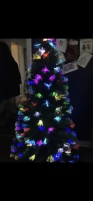 £75 • Buy Fibre Optic Christmas Tree Multi-Coloured LED Lights Burst 1.8m Used Once!