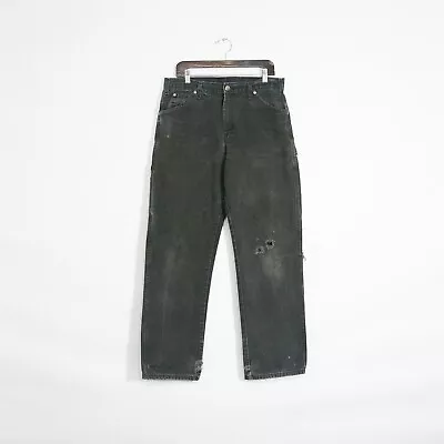 Vintage Y2K Dickies Work Pants 34x32 - Faded Distressed Thrashed Canvas Workwear • $22.99