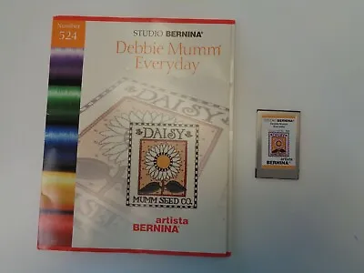 Bernina Bernette ART Embroidery Design Card #524 Debbie Mumm Everyday • $29.99