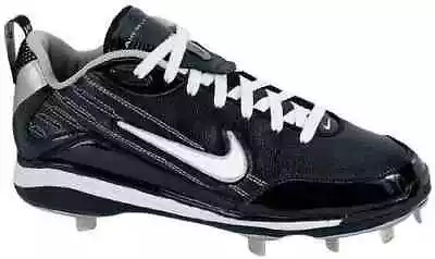 NIKE AIR Show Elite MVP Mens Black Baseball Cleats Shoes NEW #334339 (Size 9.5) • $85