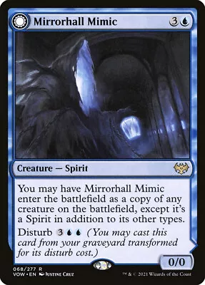 MTG Mirrorhall Mimic  Ghastly Mimicry  - Innistrad: Crimson Vow • $2.19