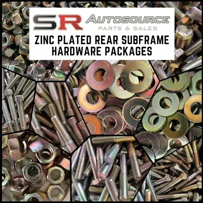 SR Autosource Zinc Subframe Kit Skyline R32 GTR Nut Bolt Package • £129