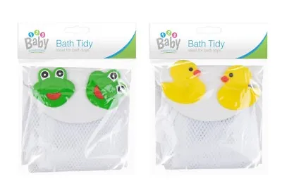 £2.99 • Buy Kids Baby Bath Toy Tidy Bathroom Organiser Mesh Net Storage Holder Duck Or Frog