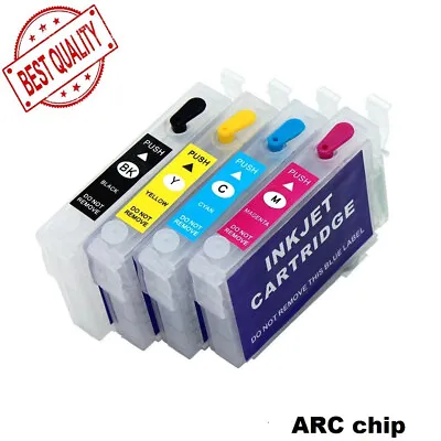 Refillable Ink Cartridge T127 For Epson WF 7010 7510 7520 3520 3540 • $31.95