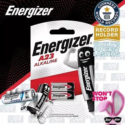 £3.29 • Buy 2x Energizer A23 12V ALKALINE SPECIALIST Batteries E23A MN21 LRV08 L1028 V23GA