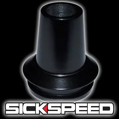 Black Shift Knob Boot Retainer Adapter For Automatic Gear Shifter Lever 10x1.25 • $11.88