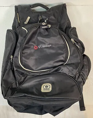OGIO VT Miltope Seven Compartment Laptop Backpack 21”X  16” Black Excellent Cond • $35.99