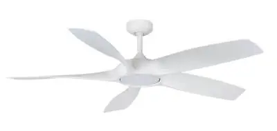 Fantasia Sirocco DC Ceiling Fan 54in Matt White With LED Light • £456.47