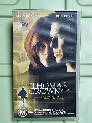 The Thomas Crown Affair Vhs 1999 Pierce Brosnan Watched Works Great. • $20