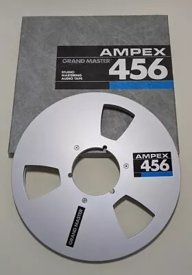 Ampex Grand Master 456 Metal Take Up Reel 1/4  X 10.5  W/ Box No Tape  • $29.99
