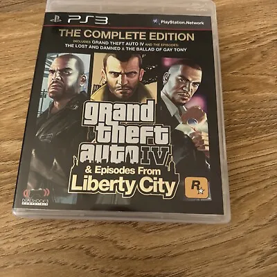 Grand Theft Auto IV - The Complete Edition PlayStation 3 PS3 With Manual VGC • $25