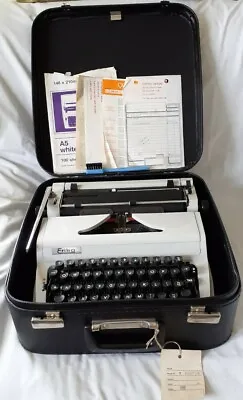 £120 • Buy Excellent Vintage Robotron Erika 105 Typewriter With Case