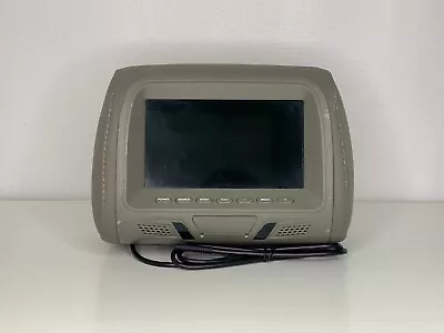 Headrest LCD Video Player 7inch Portable CD DVD Monitor Car Headrest *UNTESTED • $24.99