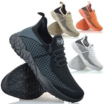 £16.98 • Buy Mens Casual Running Walking Jogging New Gym Sports Lace Up Trainers Shoes Size