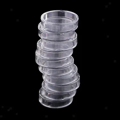 20 Pieces Plastic Applied Clear Round Sleeves Coin Storage Capsules • £8.09