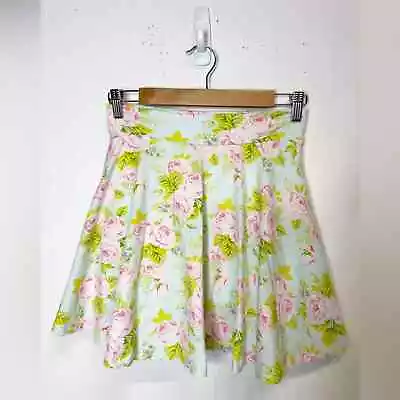 Matilda Jane Hello Lovely Beautiful Blooms Knit Skirt Skort Girl’s 12 Floral • $24.99