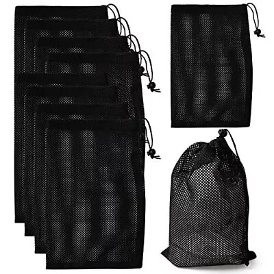 10pcs Nylon Mesh Drawstring Bag8 X 12 Inch Durable Nylon Mesh Bags With Drawstri • $17.99