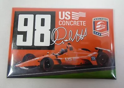 #98 Marco Andretti US Concrete 2019 Indianapolis 500 Throwback Collector Magnet  • $4.99