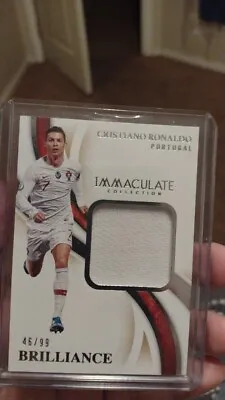 2020 Panini Immaculate Brilliance Cristiano Ronaldo Match Worn • $324