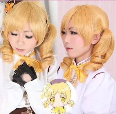 Heat-resistant Cosplay Wig ♪ Puella Magi Madoka Magica Tomoe Mami Costume Wig • $77.96