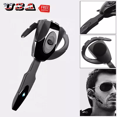 Bluetooth Headset Wireless Earphone Hands-free Call Headphone For IOS Android • $13.71