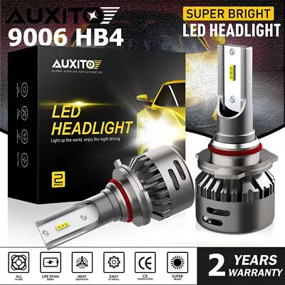 AUXITO 9006 6000K LED Headlight Bulbs Conversion Kit Low Beam Super Bright White • $20.59