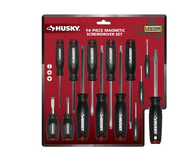 Husky Screwdriver Set With Magnetic Tip (14-Piece) • $18.85
