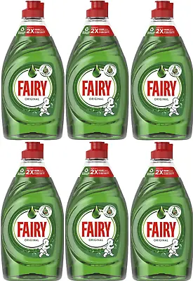 £10.55 • Buy 6 X Fairy Original Washing Up Liquid - 383ml