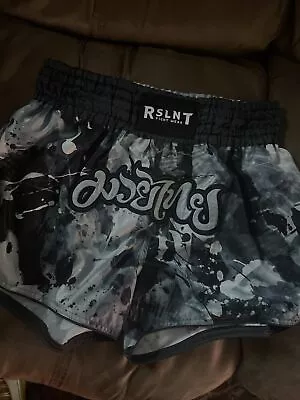 RSLNT Fight Wear Muay Thai Shorts Size XL • $25