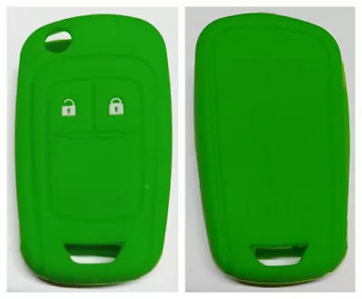 Green 2 Button Flip Key Cover Suits Chevrolet Holden Colorado Aveo Cruze Trax • $8.99