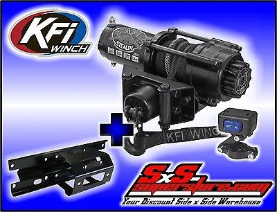 $383.95 • Buy 2500 Lb KFI Stealth Winch Combo Polaris Sportsman 2005-2010 400/450/500/700/800