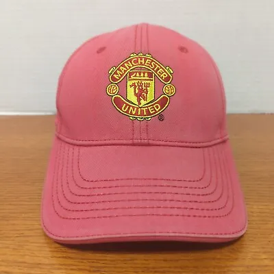 Manchester United Hat Cap Premier League Strap Back Adjustable Red Futbol Soccer • $10.38