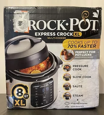 Crock-Pot 8-Quart Multi-Use XL Express Crock Programmable Slow Cooker • $99.99