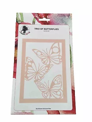 A5 Trio Of Butterfly Lattice Die • £3.99