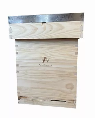 Cedar National Bee Hive With Brood Box And Two Supers Beekeeping Kit Hives • £149.99