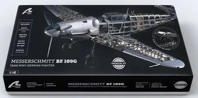 Artesania Latina Messerschmitt Bf109G 1:16 Metal & Plastic Model Plane Kit 20356 • $499.99