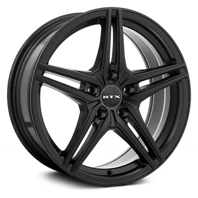 RTX BERN Wheels 15x6.5 (38 4x100 73.1) Black Rims Set Of 4 • $475.16