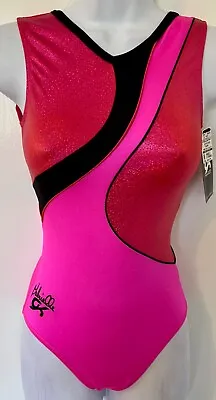 Gabrielle Douglas Gk Tank Adult X-small Orange Pink N/s Foil Gymnast Leotard Axs • $41.99