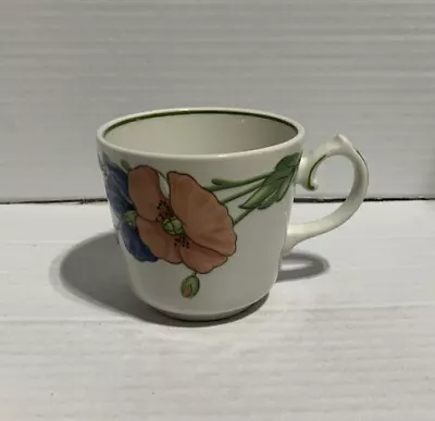 Villeroy & Boch Porcelain   AMAPOLA   Poppy Cup Mug Floral Vtg Replacement • $11.98