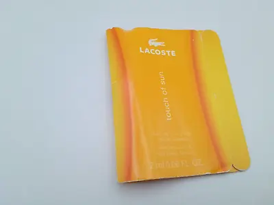 Brand New Rare Lacoste Touch Of Sun EDT Splash 2ml • £3.99