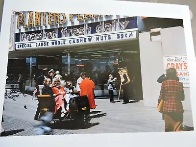 1949 Planters Mr Peanut Atlantic City Boardwalk New Jersey NJ Color 8.5x11 Photo • $21.99