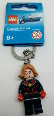 Lego Superheroes Captain Marvel Minifigure Keyring Keychain 854064 • £8.49