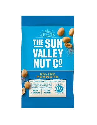 Sun Valley Salted Nuts - Pub Card 24 X 50g - SEPT 2024 DATED - FREE P&P • £12.95