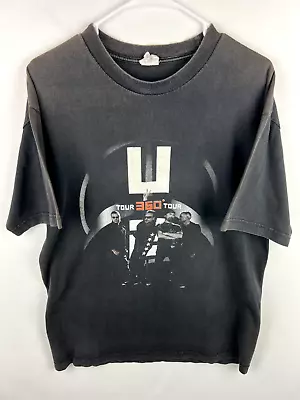 U2 360 Tour Concert T-Shirt Mens Large Las Vegas Los Angeles Faded Rock Music • $21.99