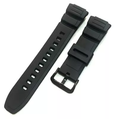 Sports Silicone Watch WristBand For Casio MCW-110H 100 W-S220 HDD-S100 5434 • $13.96