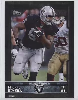 2015 Topps Toppscom Online Exclusive Oversized Black /199 Mychal Rivera #159 • $4.28