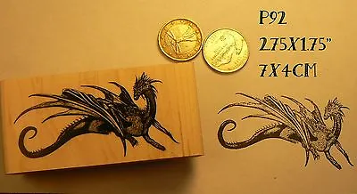 P92 Dragon Rubber Stamp NEW • $12.75