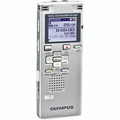 Olympus WS-500M (2048 MB 544.5 Hours) Handheld Digital Voice Recorder SILVER  • $163.79